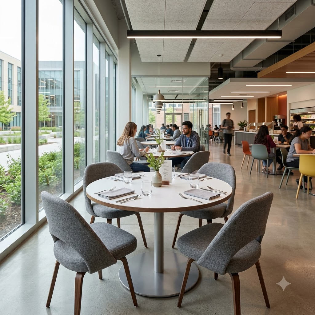 4 Seater cafeteria Tables and Chair in Bangalore