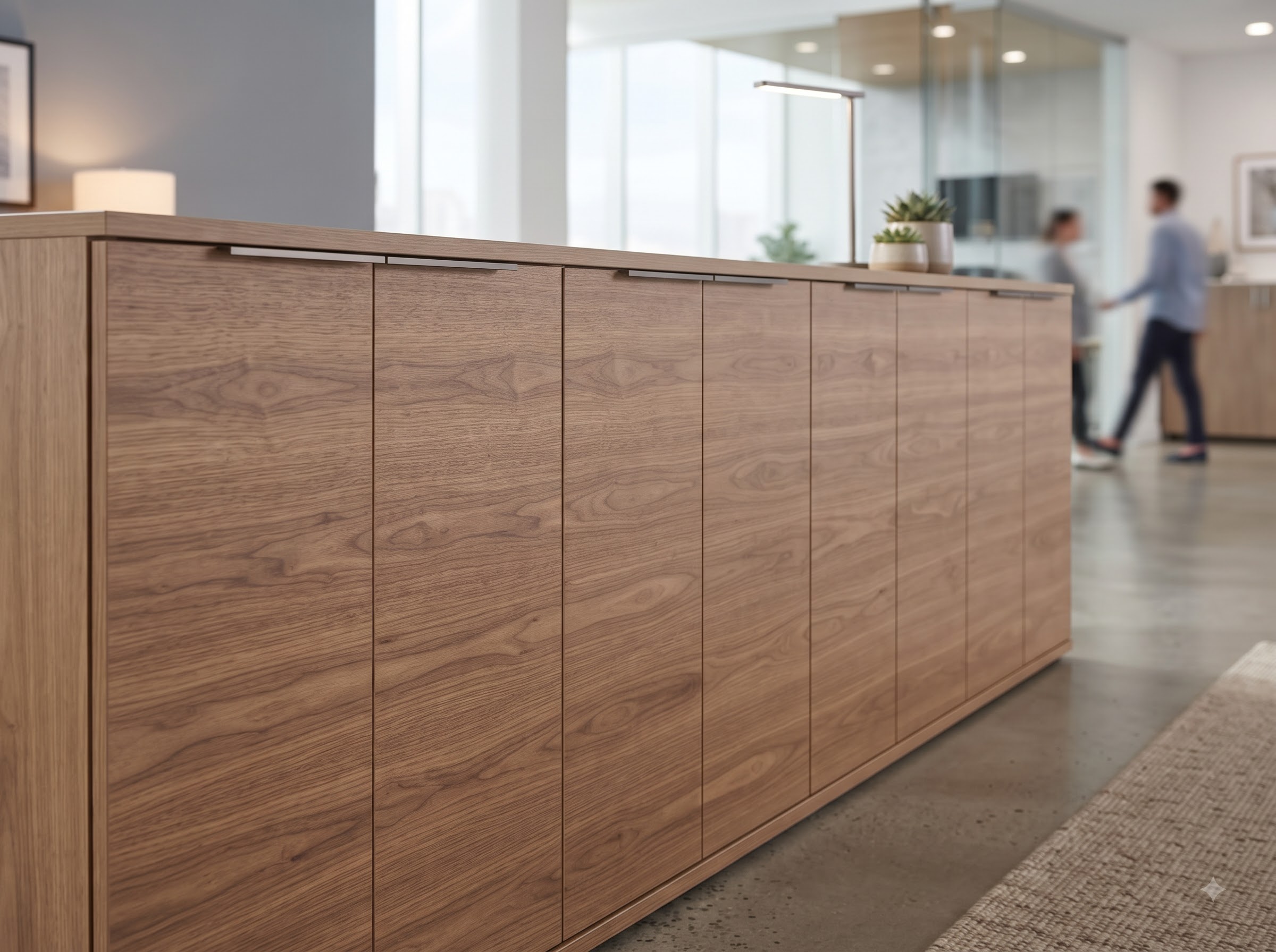 Wooden Office Locker Furniture